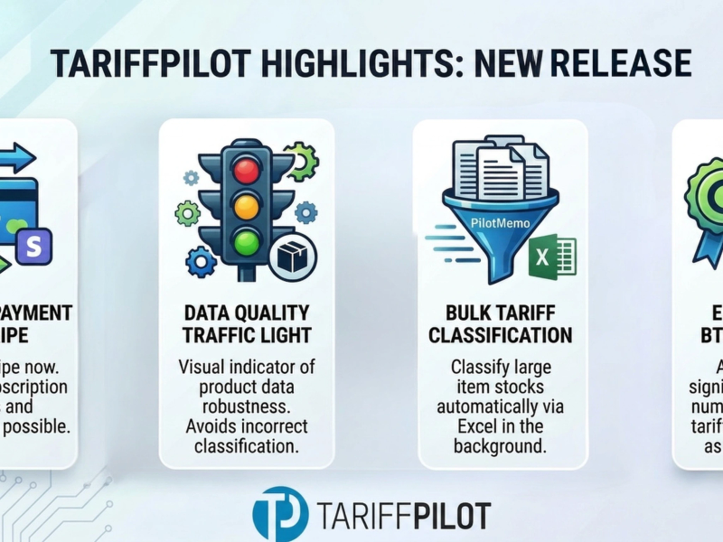 TariffPilot Highlights: New Release